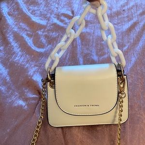 Mini white purse